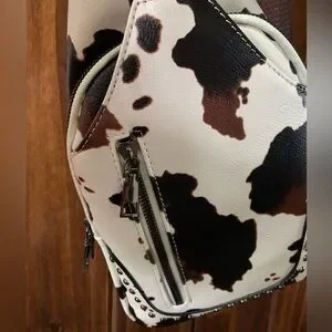 Sam & Hadley | Bags | Nwt Beautiful Cow Print Sling Bag 